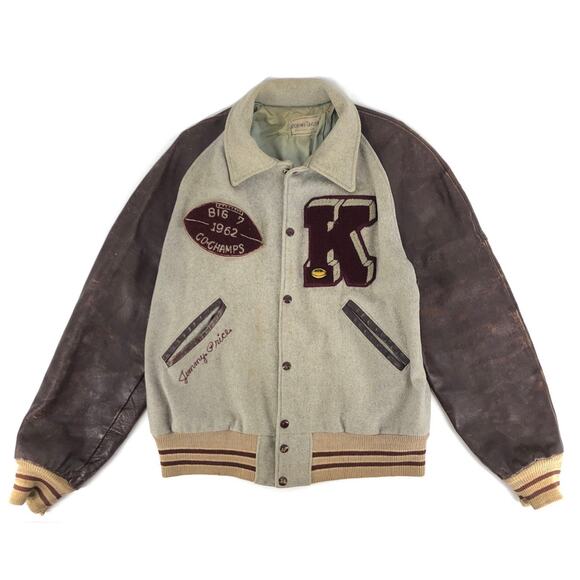 60s varsity letterman jacket Kingsport Tennessee 1962 vintage - Picture 1 of 10